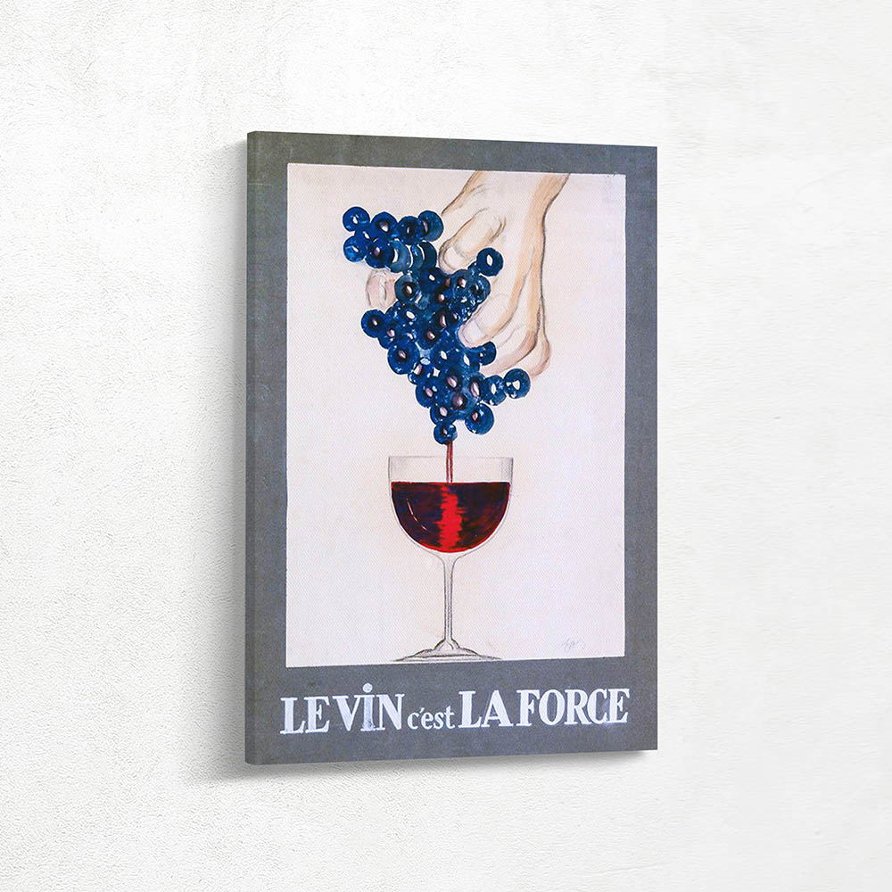 Levin c’est La Force Wine Poster