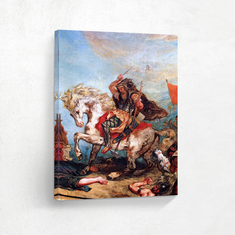 Eugene Ferdinand Victor Delacroix Attila fragment