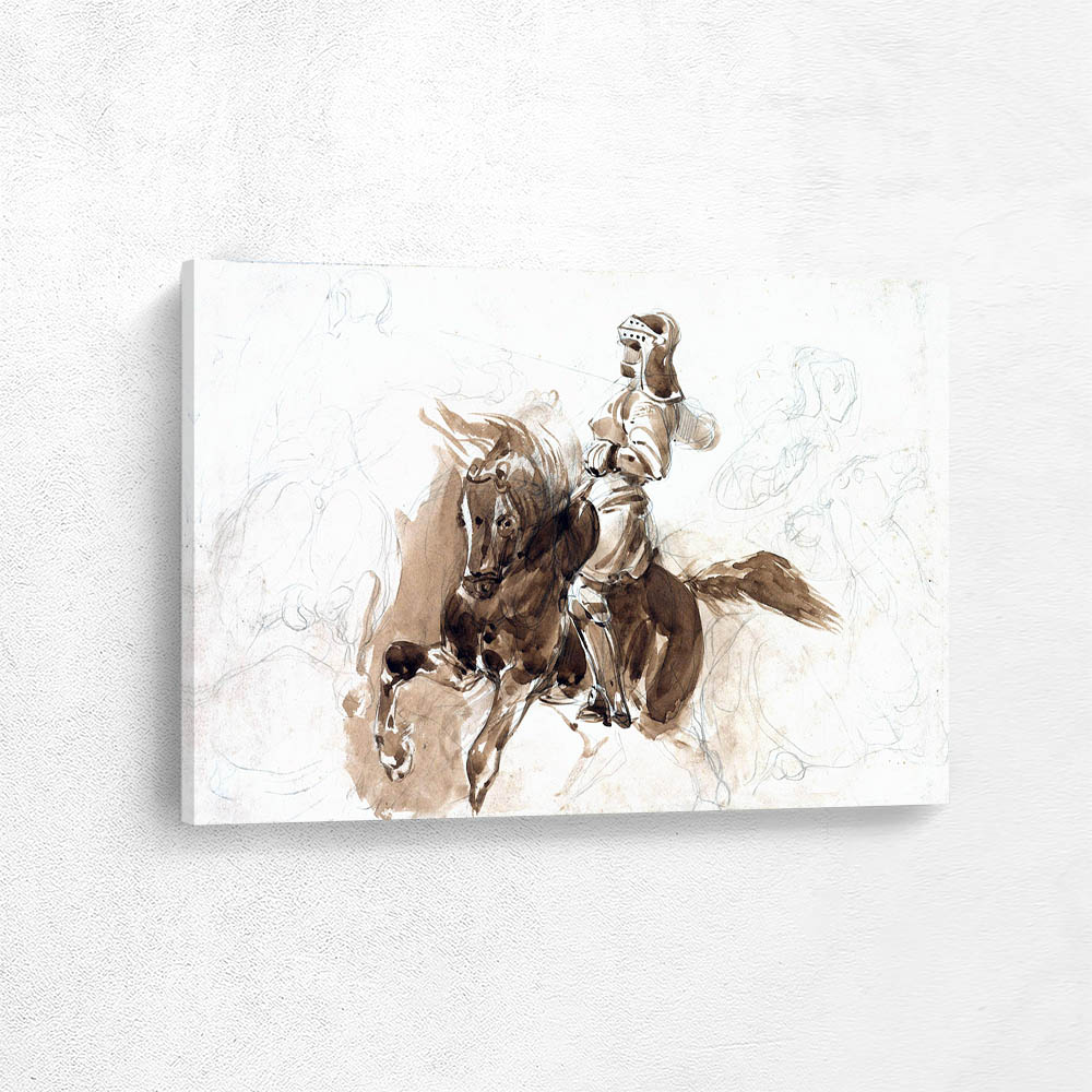 Armored Figure on Horseback