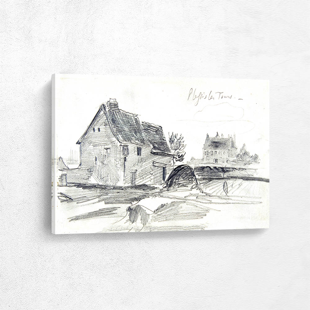 Sketchbook with views of Tours France and its Environment