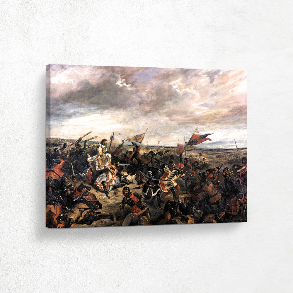 Battle poitiers Painting
