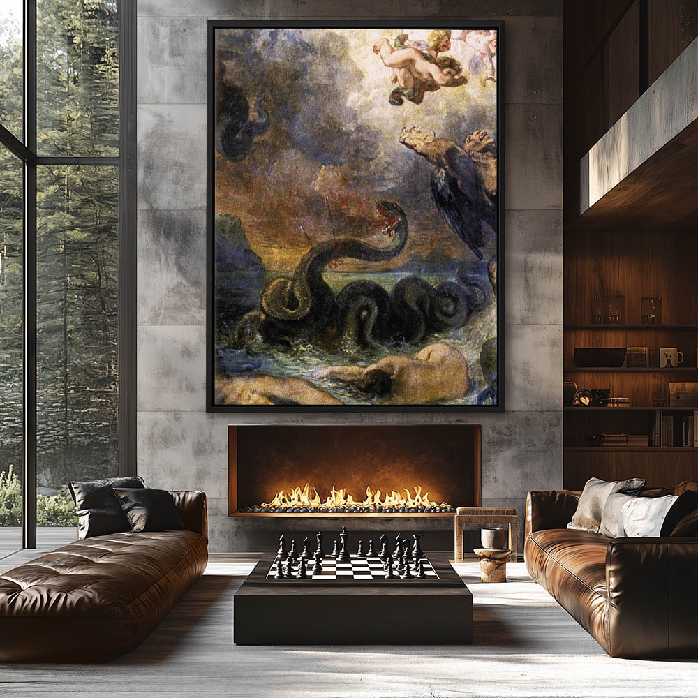 Apollo Slays Python – Great Canvas Arts