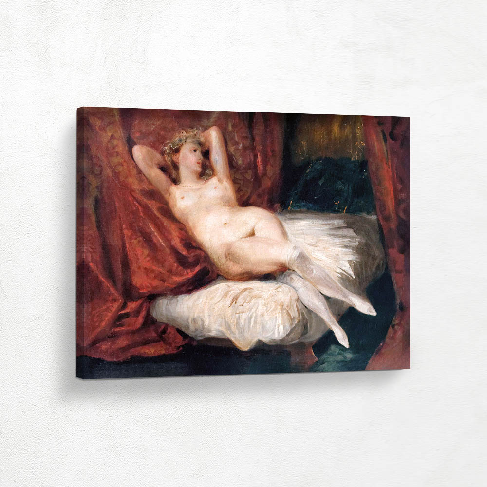 Female Nude Reclining on a Divan