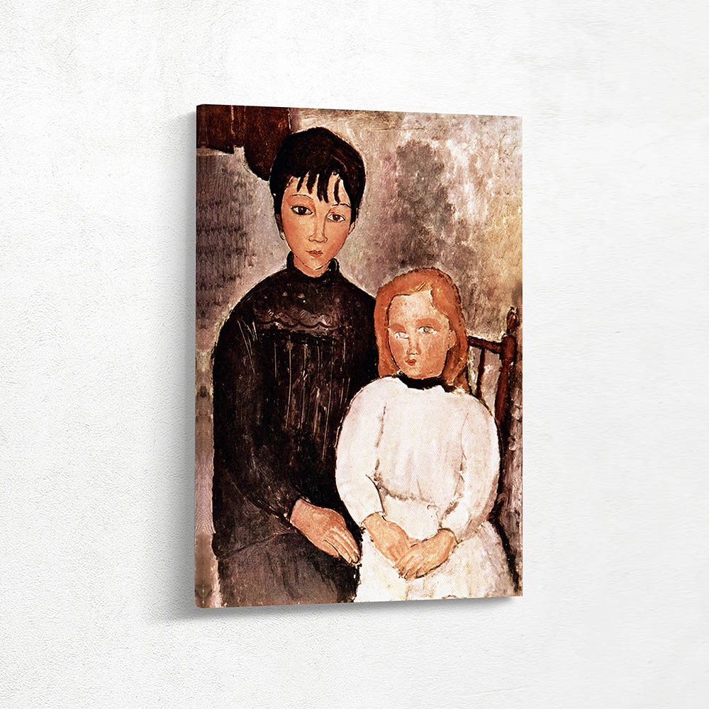 Sitting Woman and Child
