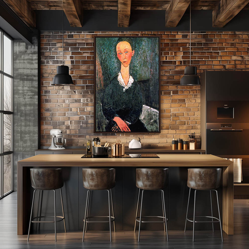 Portrait of Sitting Woman - Image 3