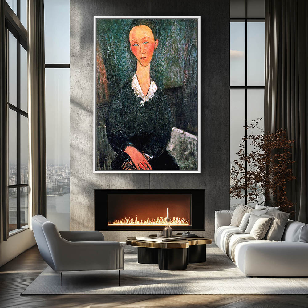 Portrait of Sitting Woman - Image 4