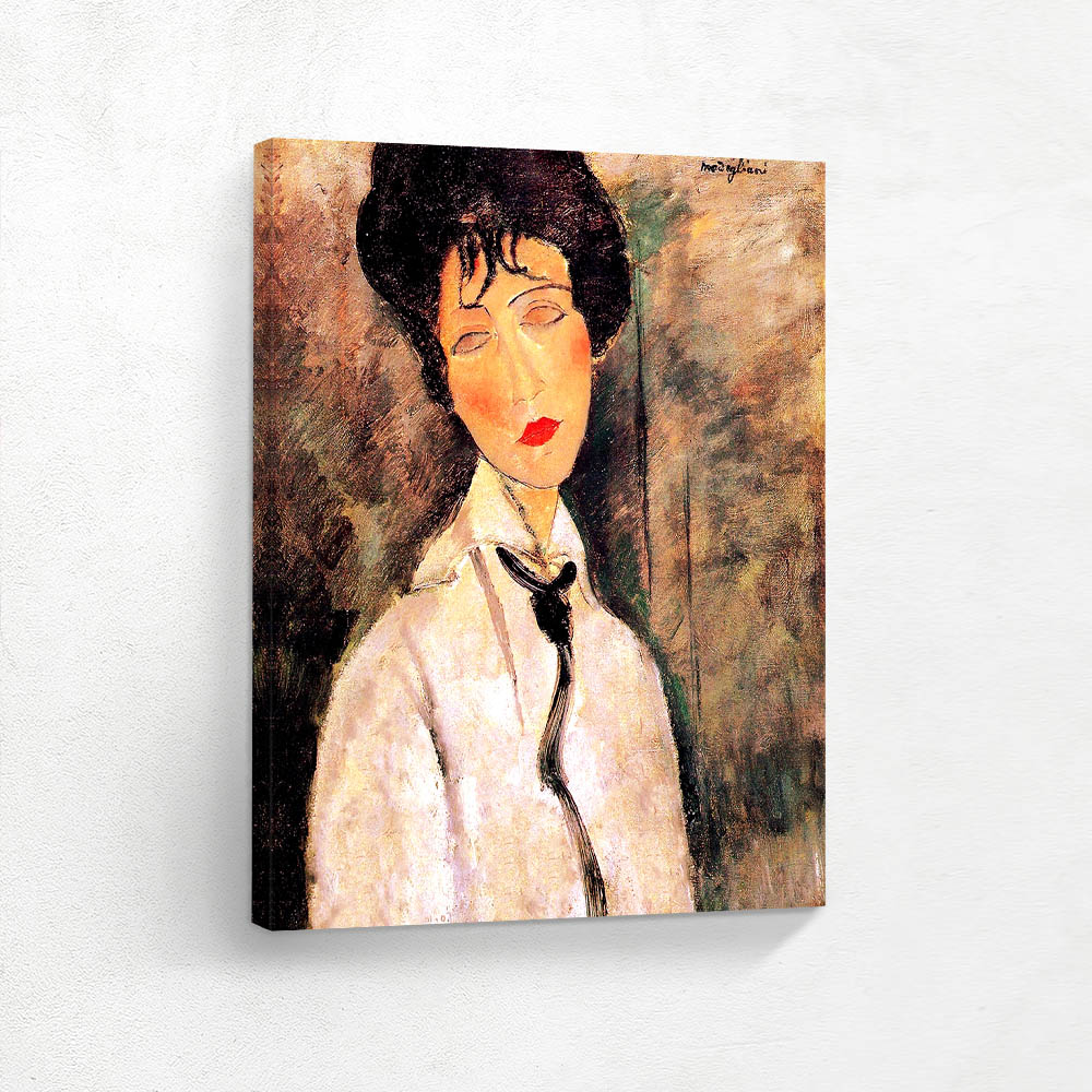 Portrait of a Woman in Black Tie