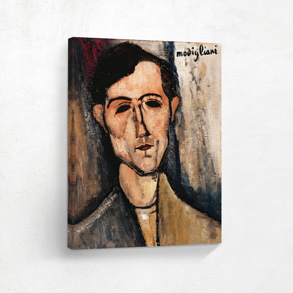 Mans Head Portrait of a Poet
