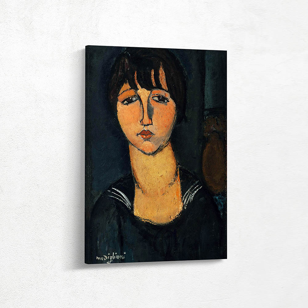 The girl with the lapel to the sailor
