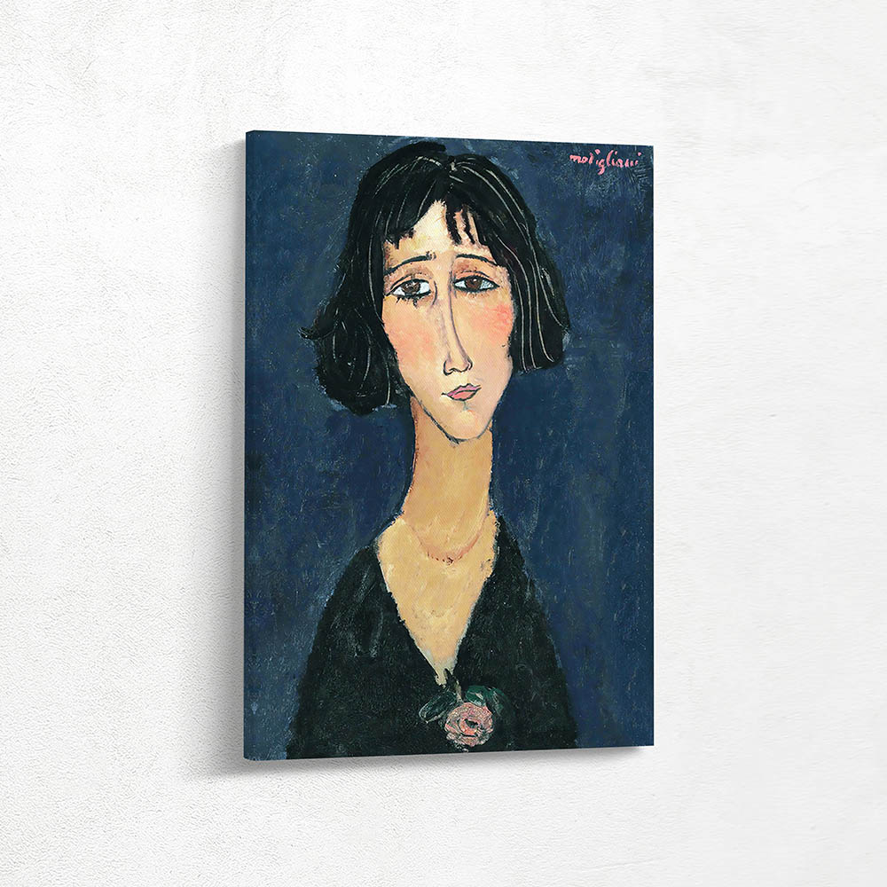 Young Girl Wearing a Rose