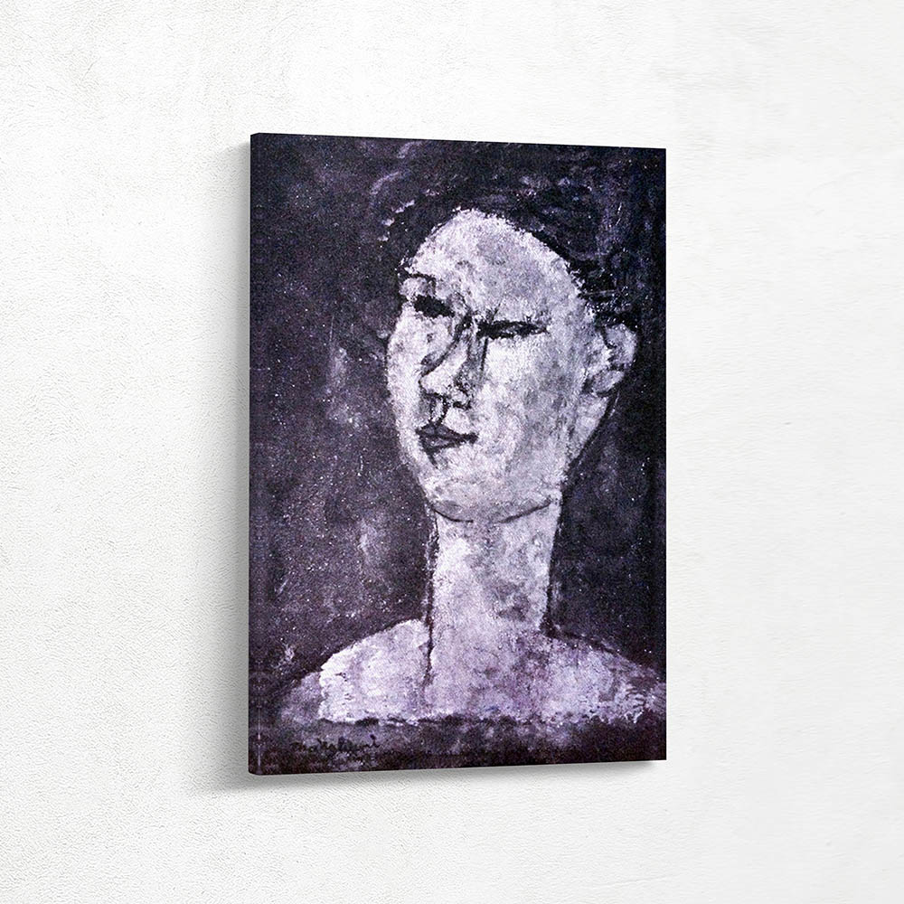 Head of a Woman Black and White