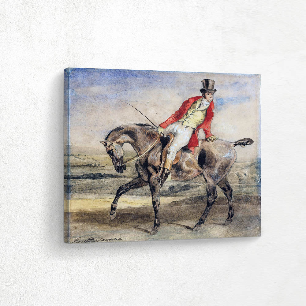 Horseman Wearing a Red Jacket