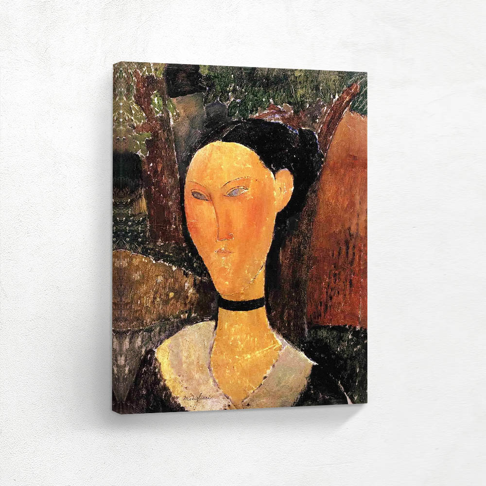 Woman with Velvet Ribbon Portrait of Beatrice Hastings