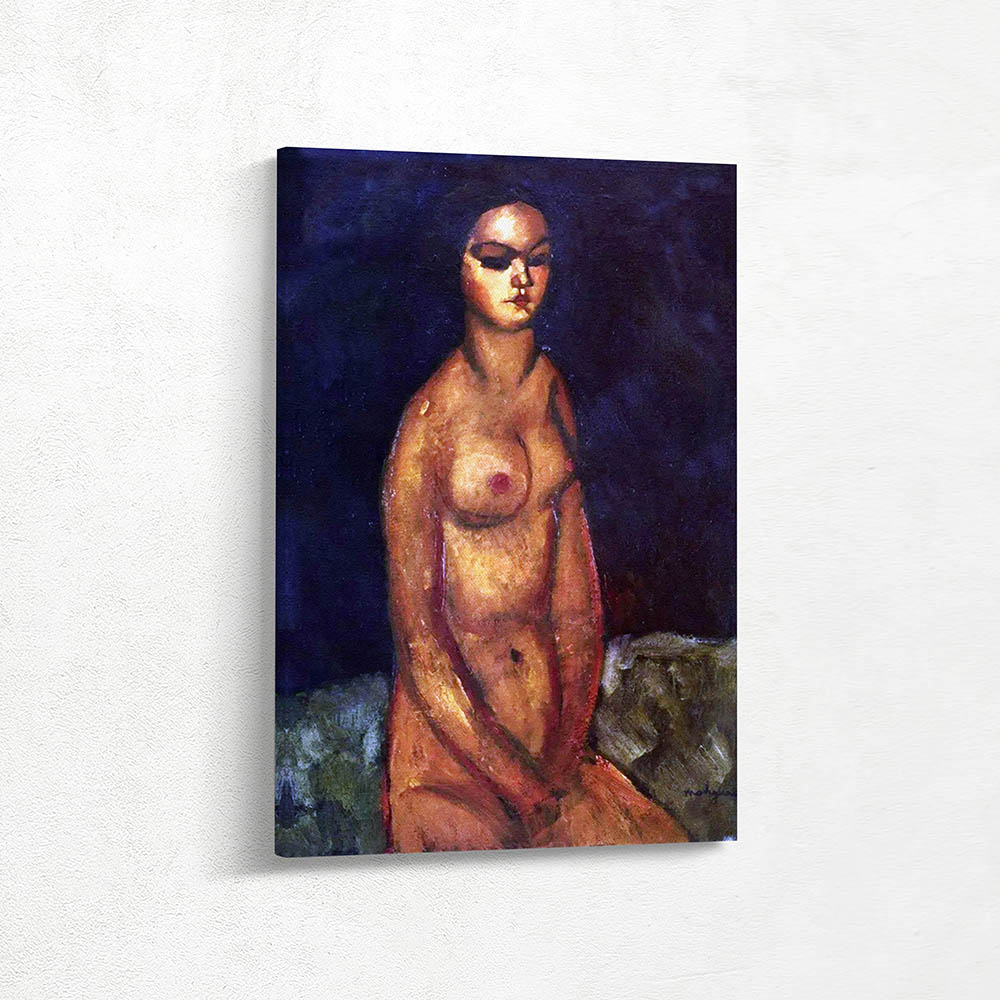 Seated Nude Female Model