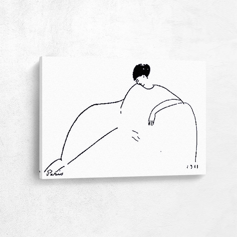Drawing of Anna Akhmatova Nude