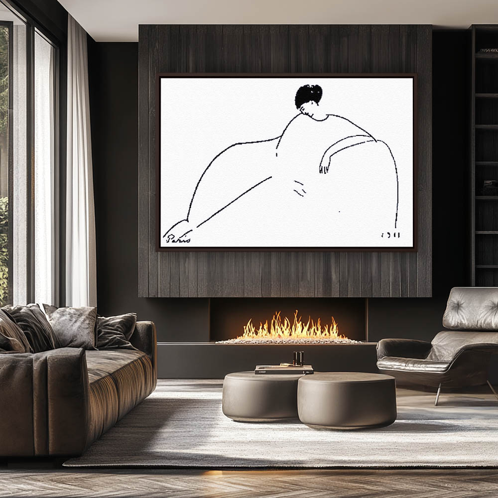 Drawing of Anna Akhmatova Nude - Image 3
