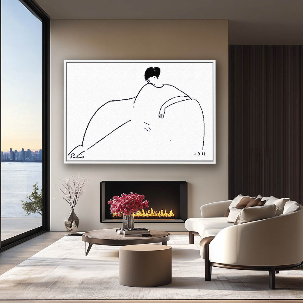 Drawing of Anna Akhmatova Nude - Image 4