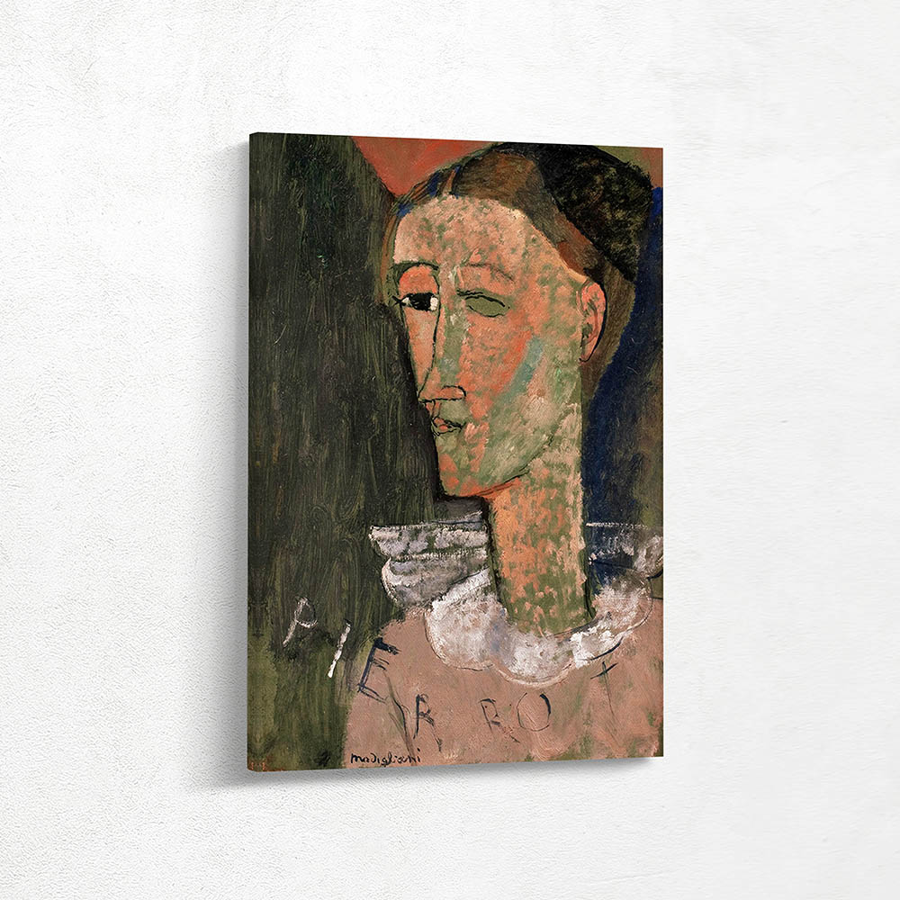 Self Portrait as Pierrot