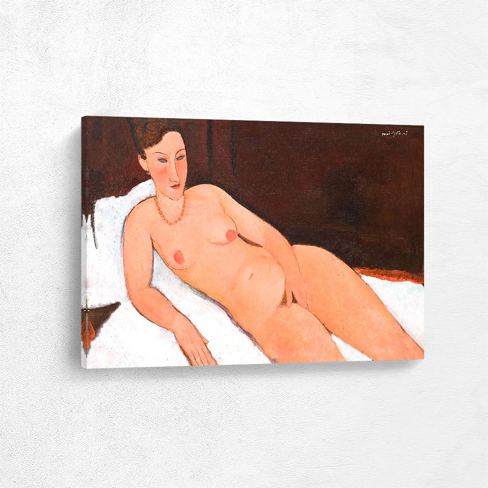 Nude with Coral Necklace