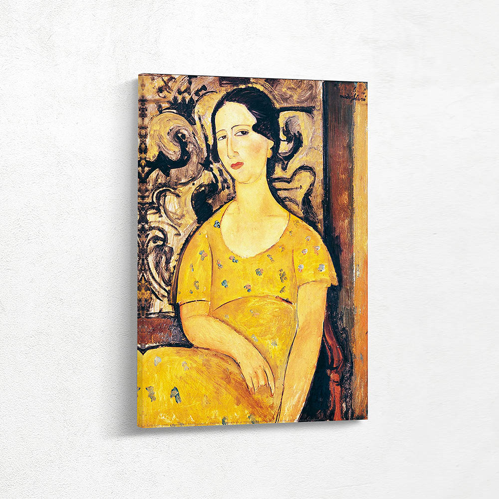 Young Woman in Yellow Dress