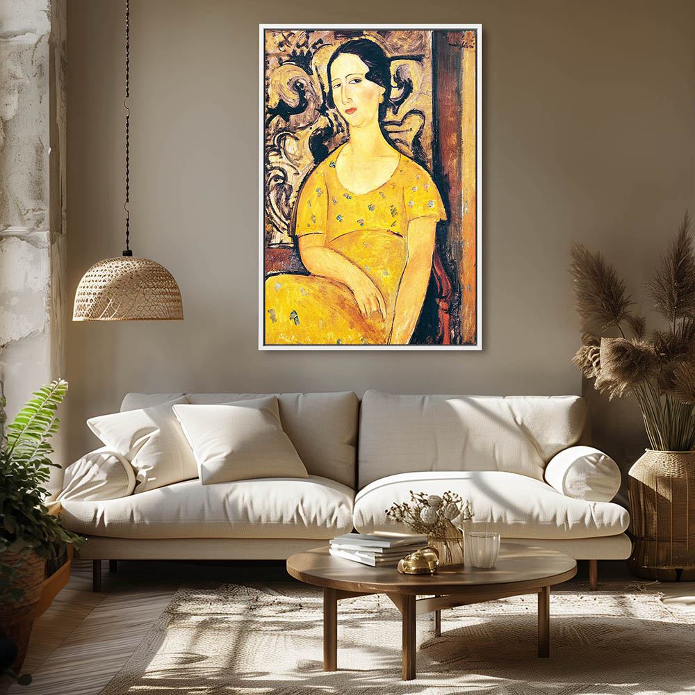 Young Woman in Yellow Dress - Image 4
