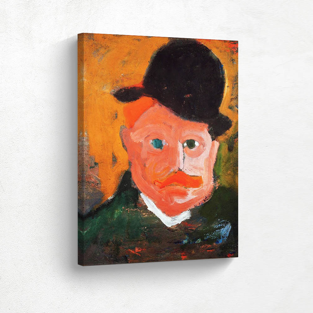 A Man in a Black Hat