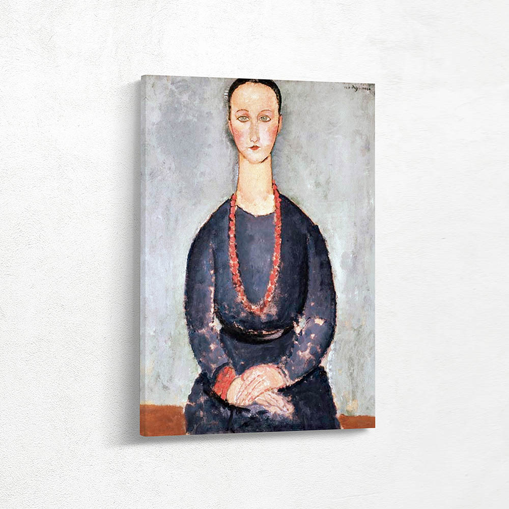 Woman with a Red Necklace