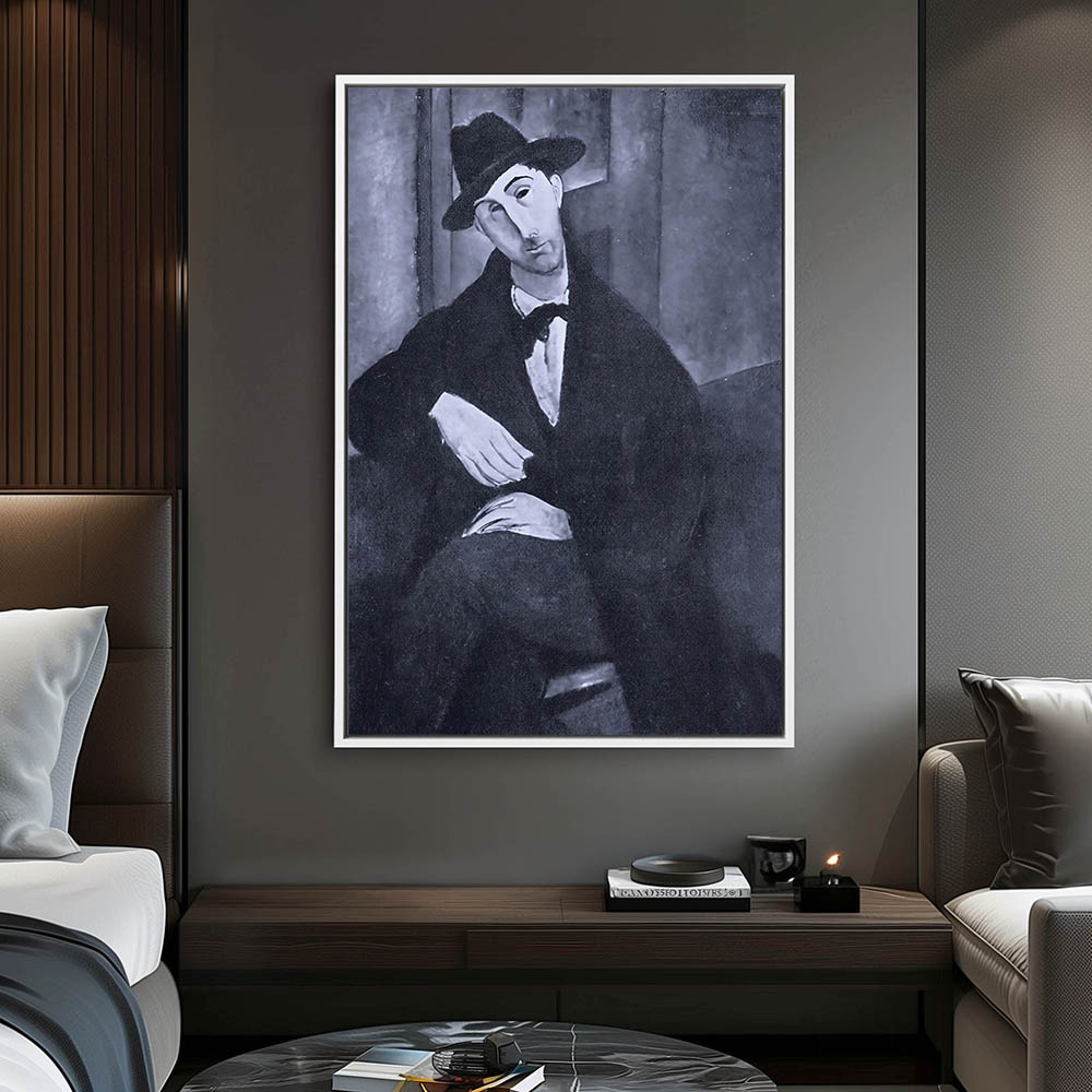 Portrait of Mario Varvogli in Black and White - Image 4