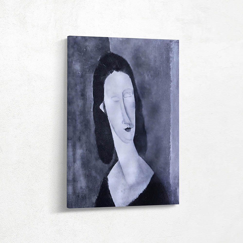 Madame Jeanne Hebuterne in Black and White