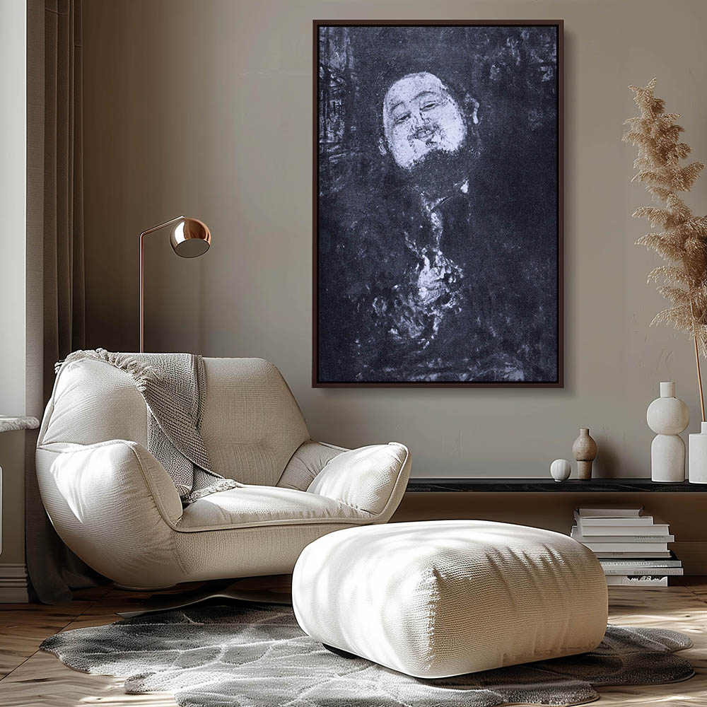 Portrait of Diego Rivera in Black and White - Image 3