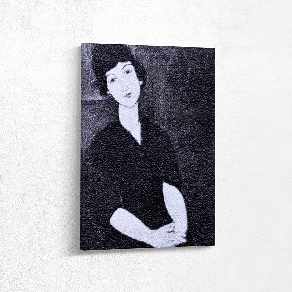 Portrait of a Girl in Black and White