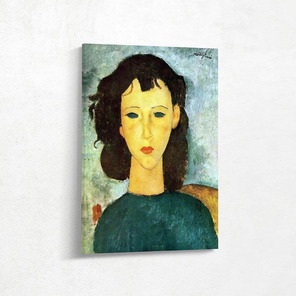 Bust of a Girl in Blue