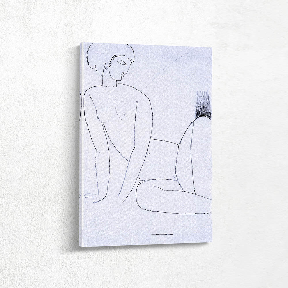 Sitting Nude Woman