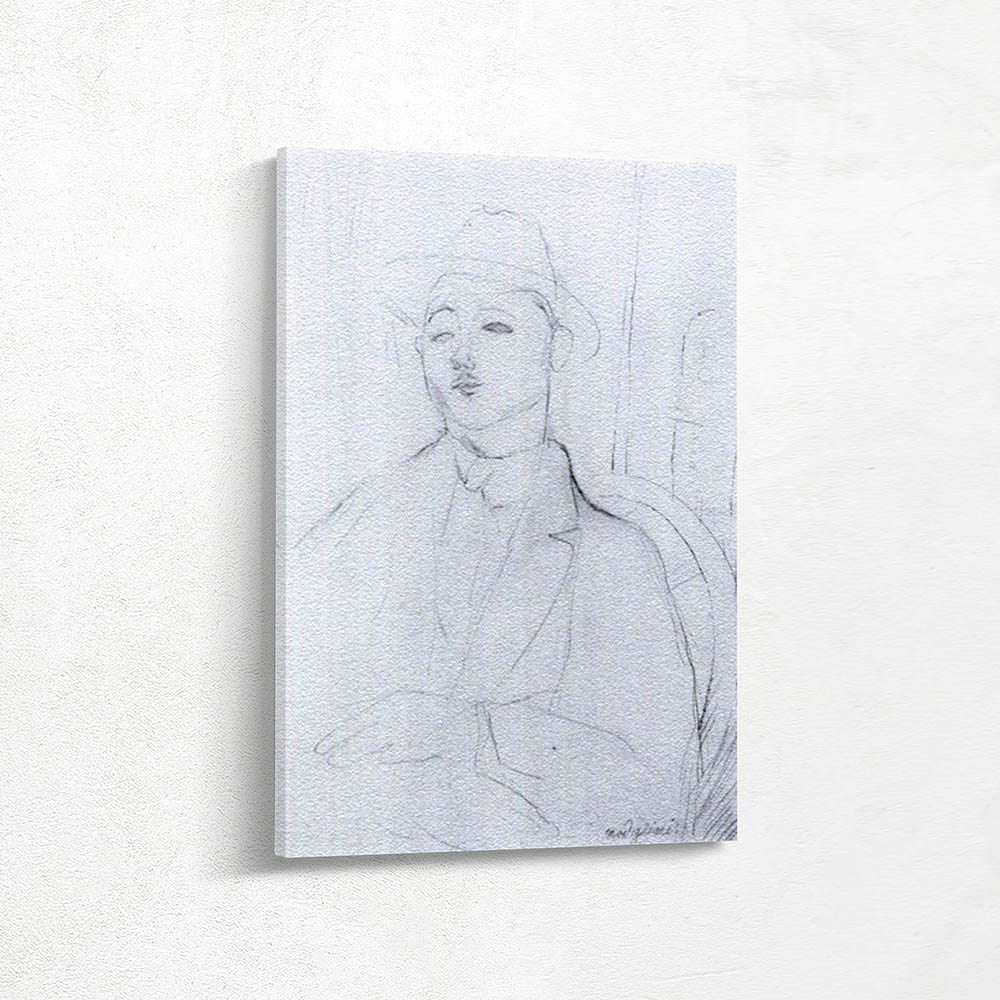 Portrait Drawing of Paul Guillaume