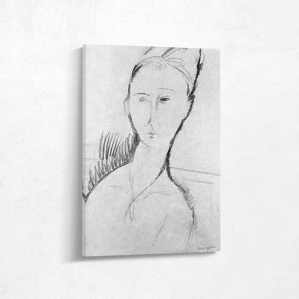 Jeanne Hebuterne Portrait Drawing