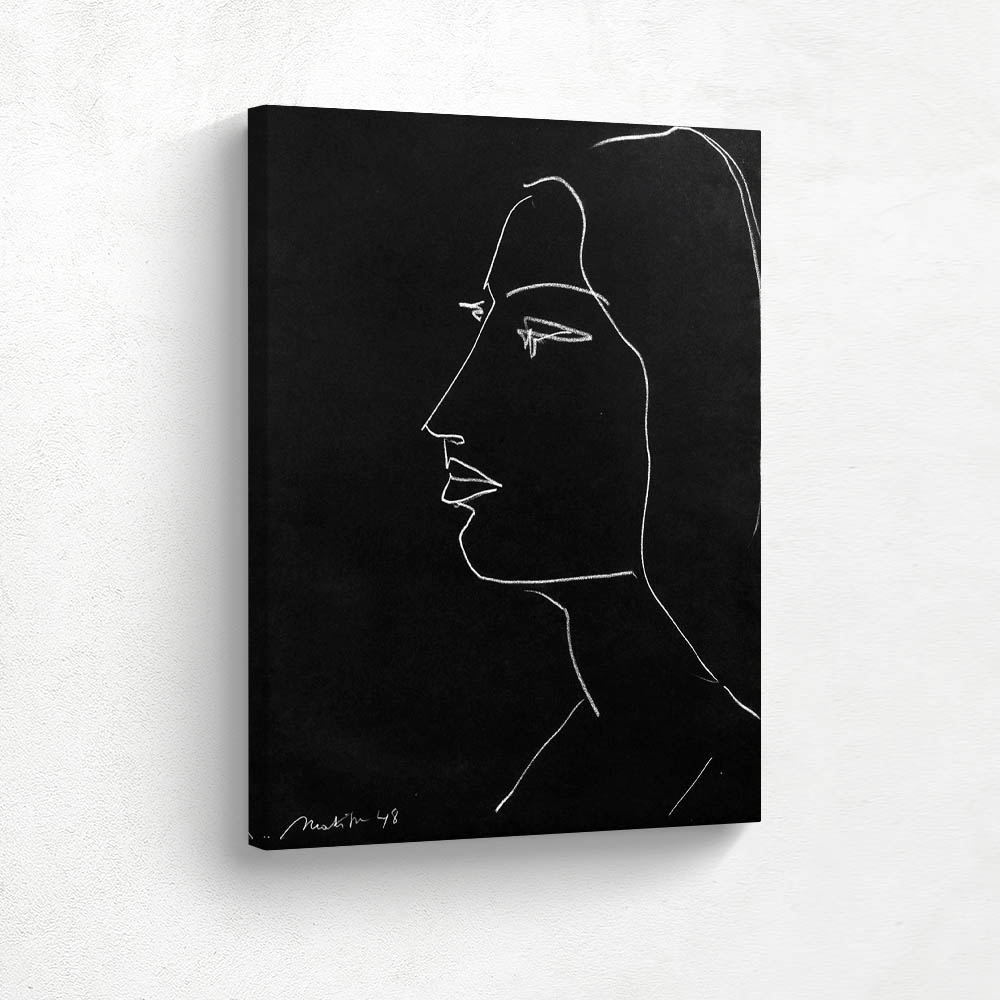 Outline of a Womans Face