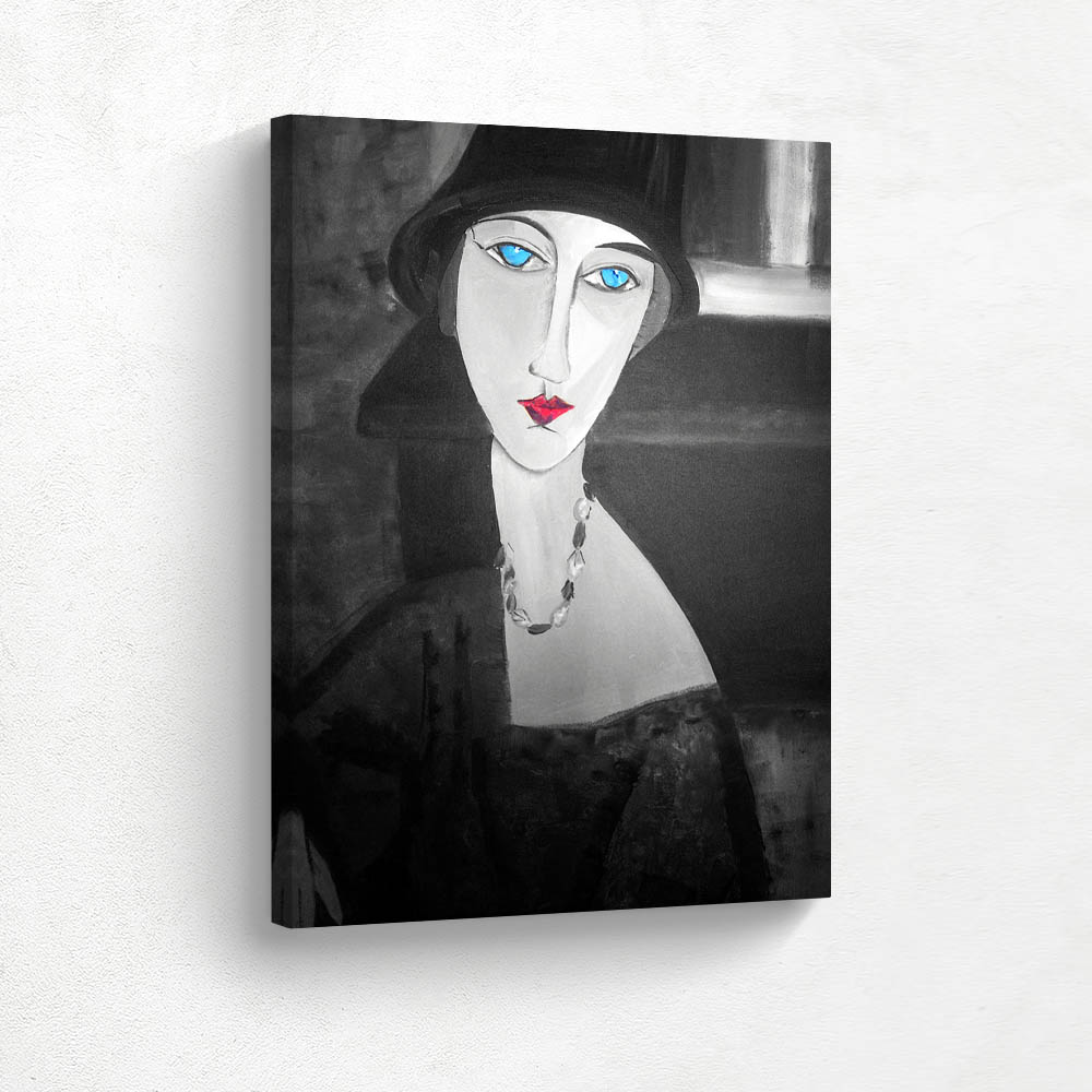 Jeanne Hebuterne with Hat and Necklace