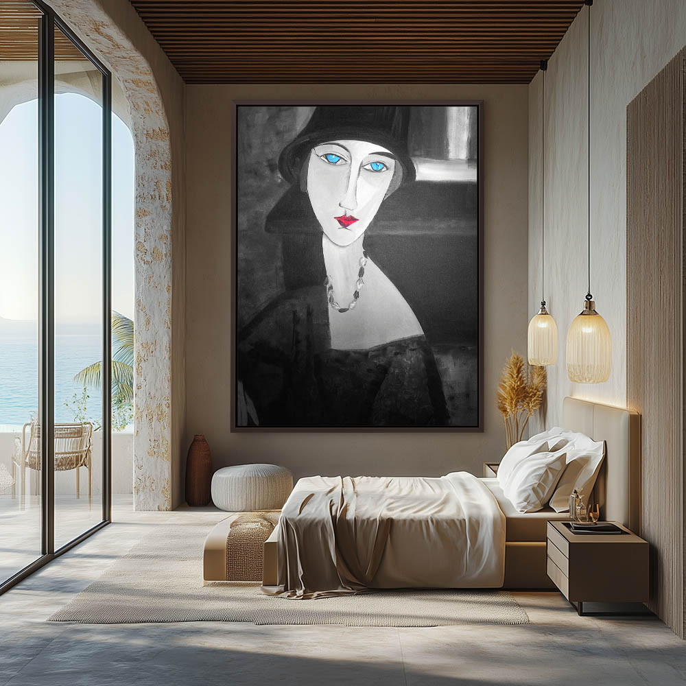 Jeanne Hebuterne with Hat and Necklace - Image 3