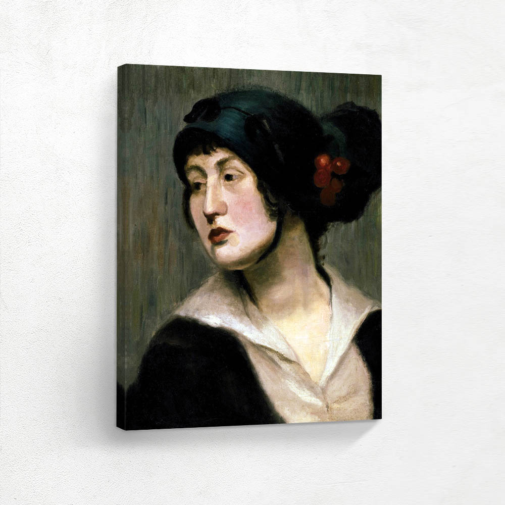 Lady with Her Hair Tied Up