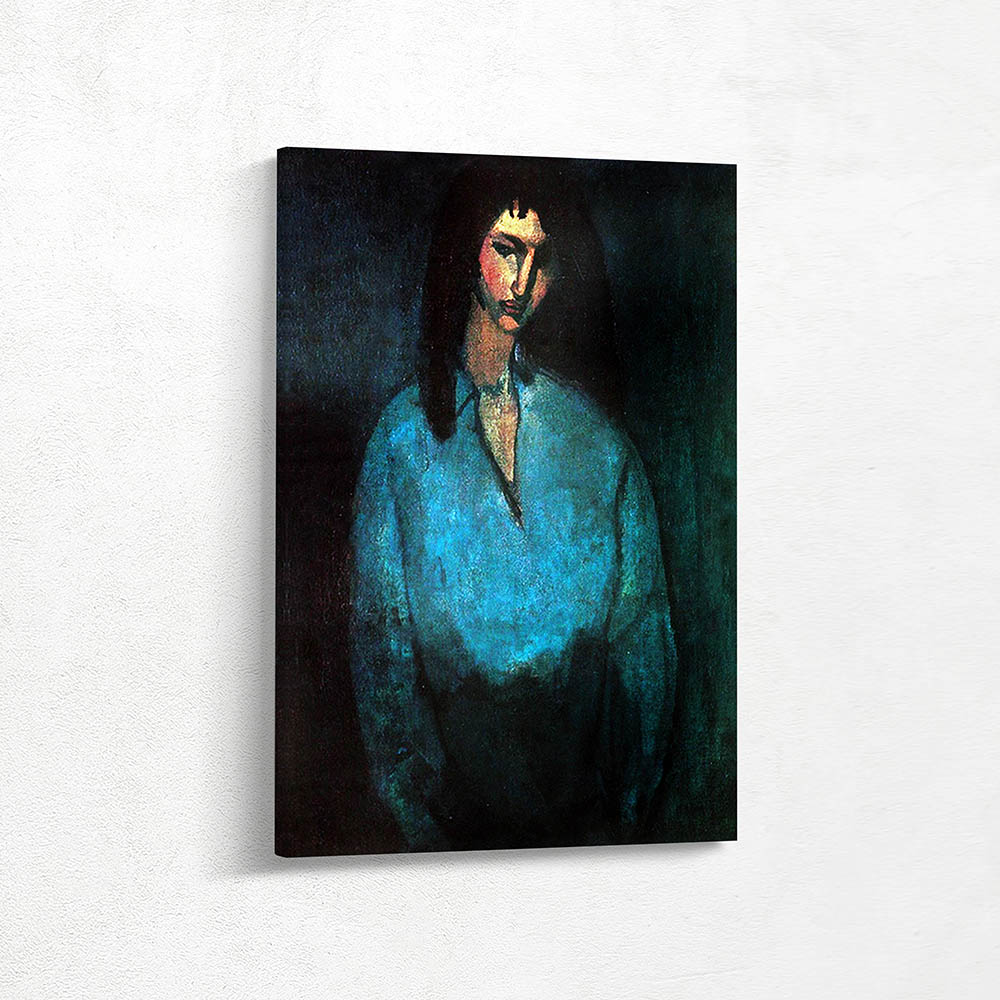 Jeune Fille in Blue Shirt