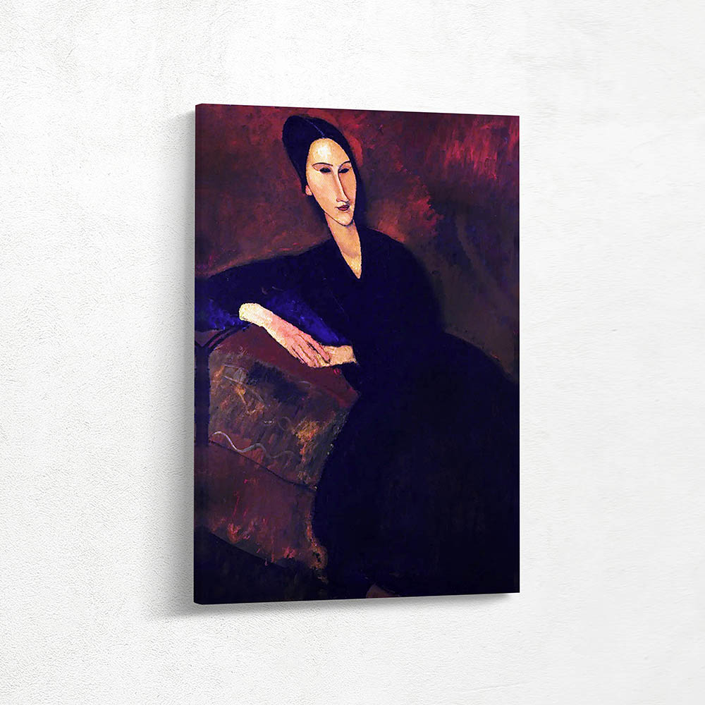 Hanka Zborowska Seated in a Divan