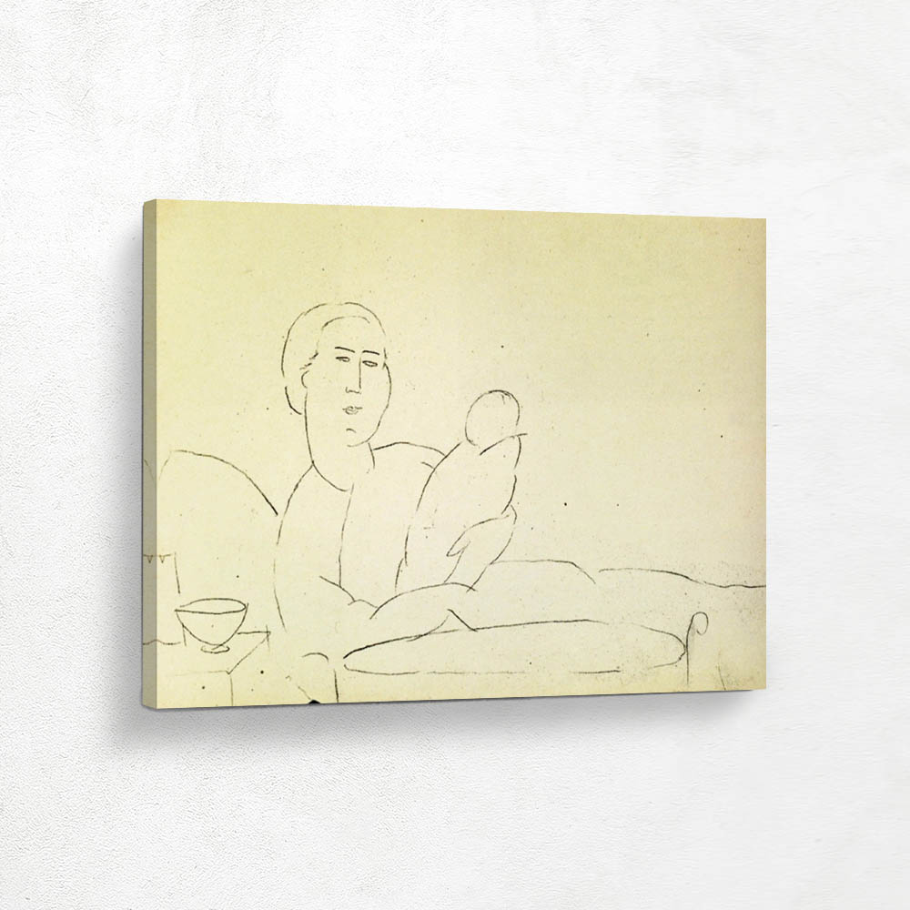 Jeanne and Baby by Modigliani