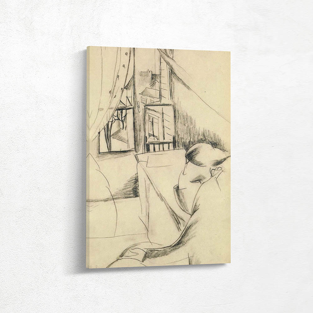 Self Portrait by the Window