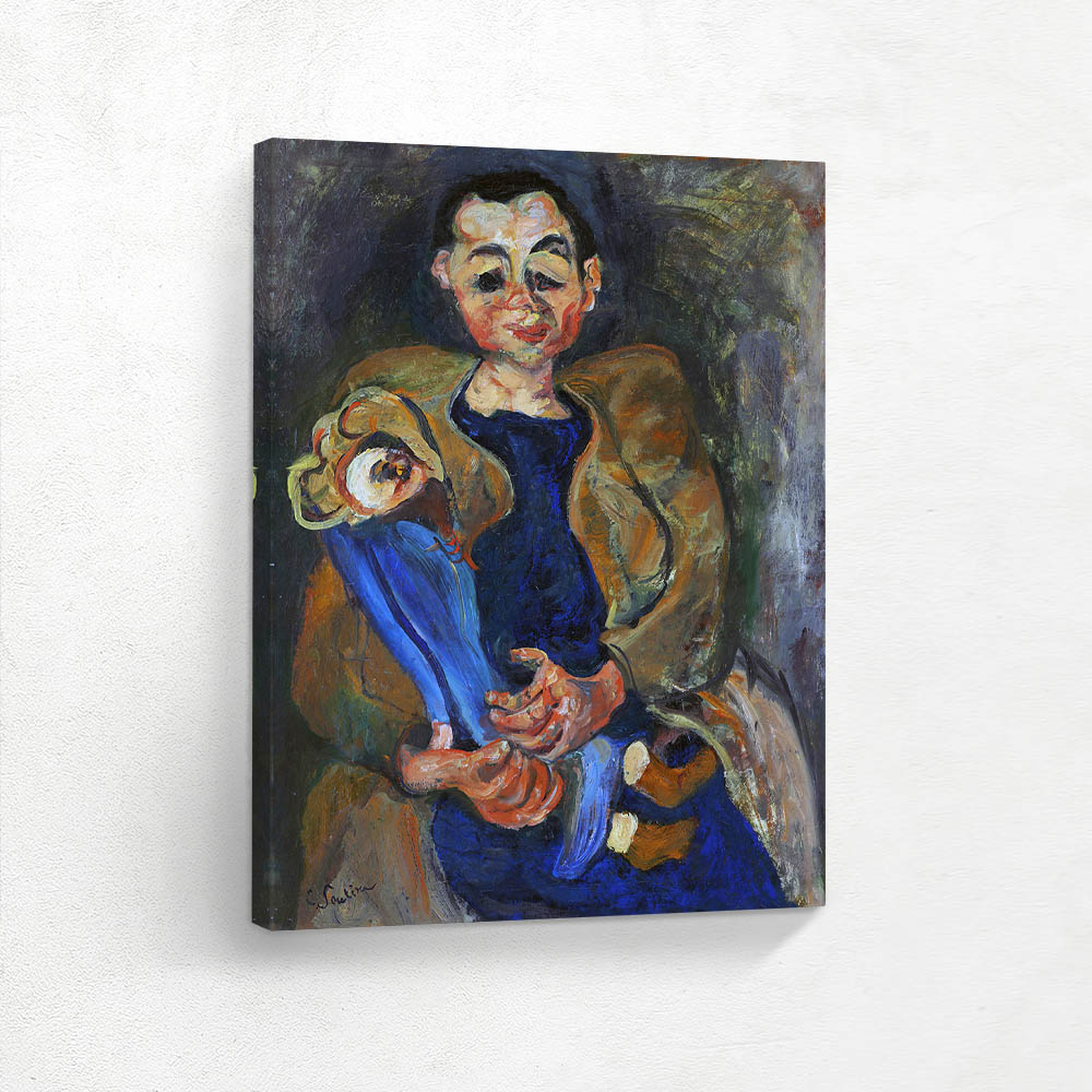 Woman with doll
