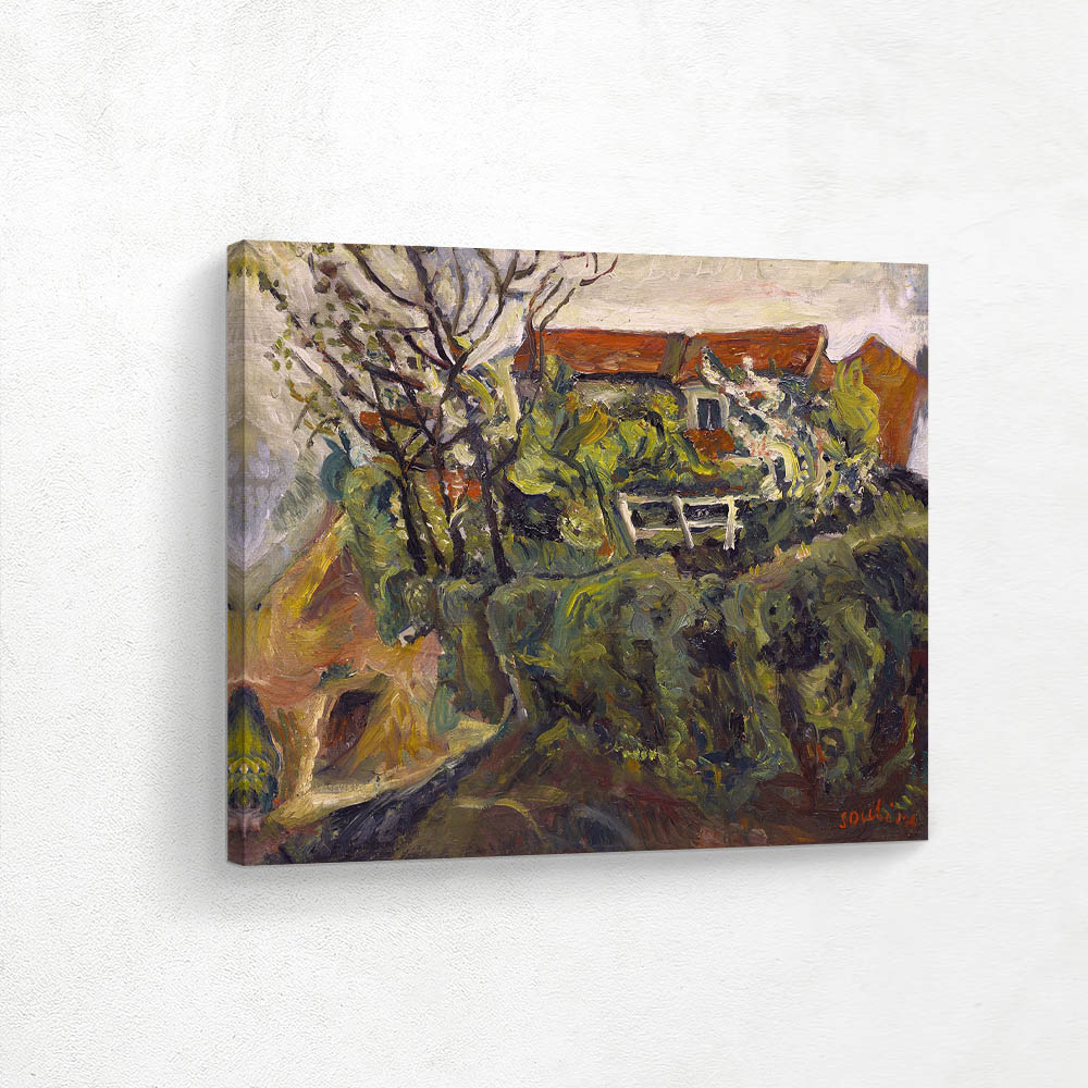 Houses in a landscape