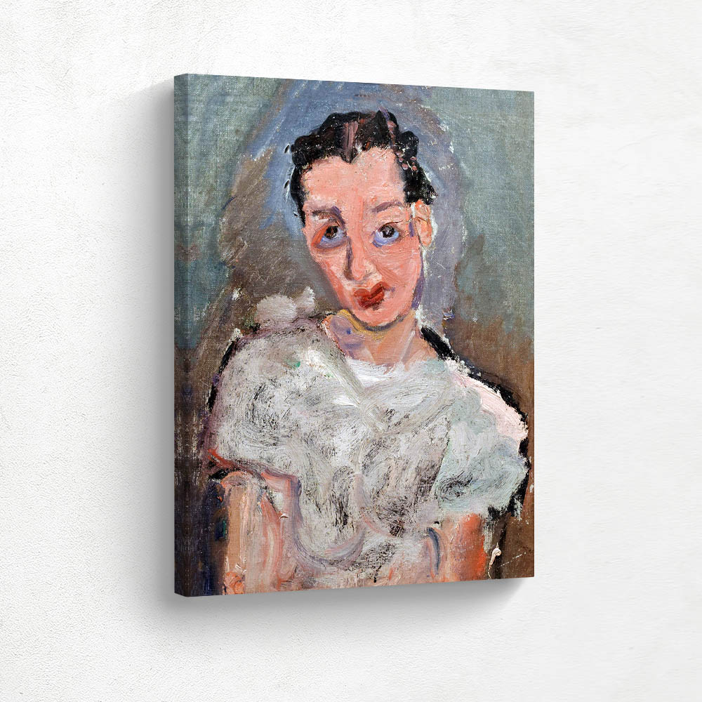 Young Women in a White Blouse