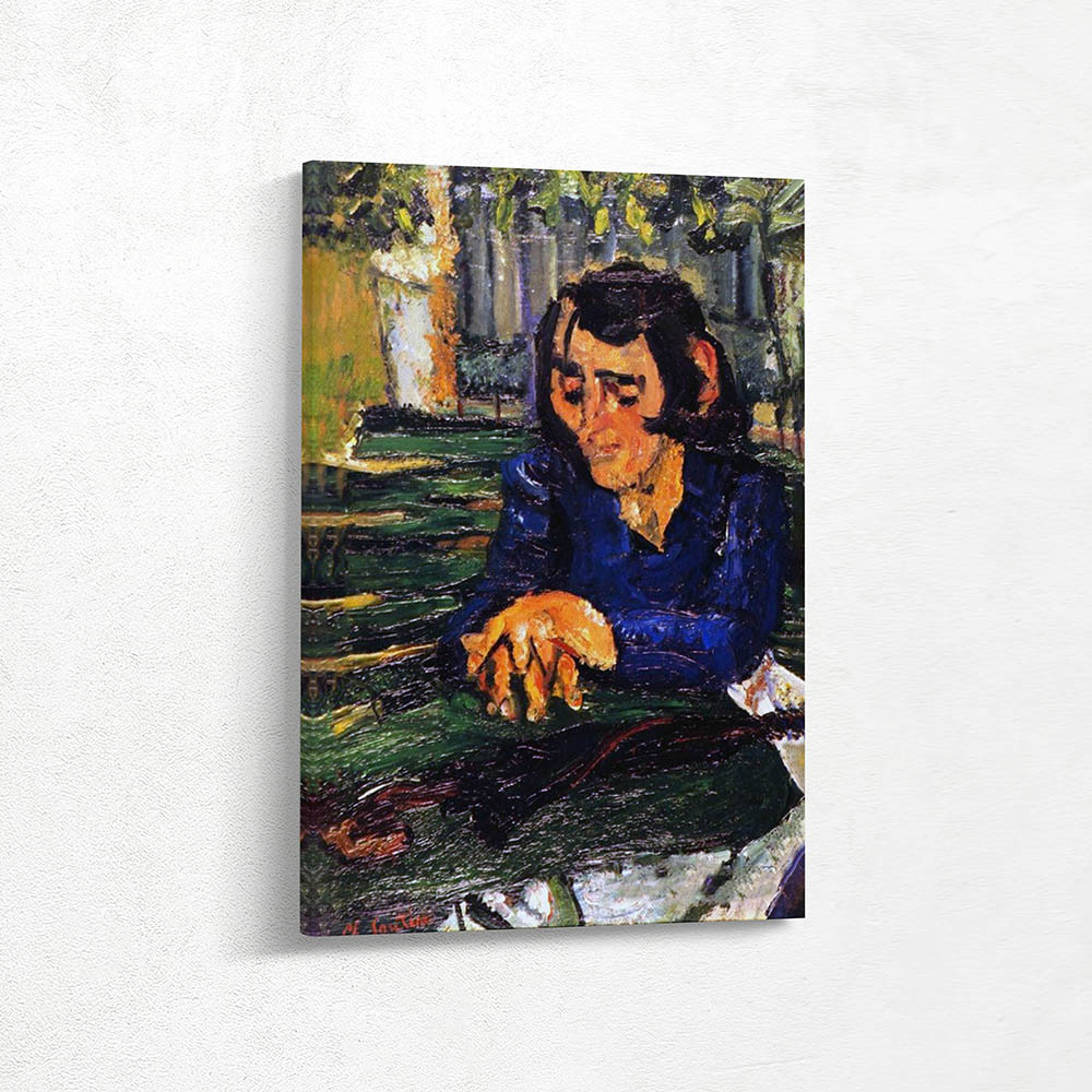 Woman with umbrella