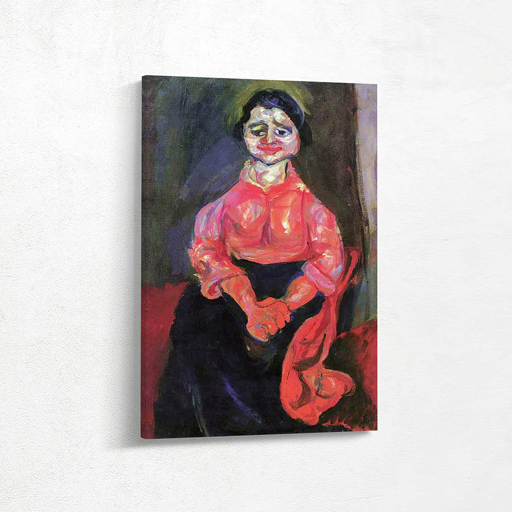 The mad woman in red