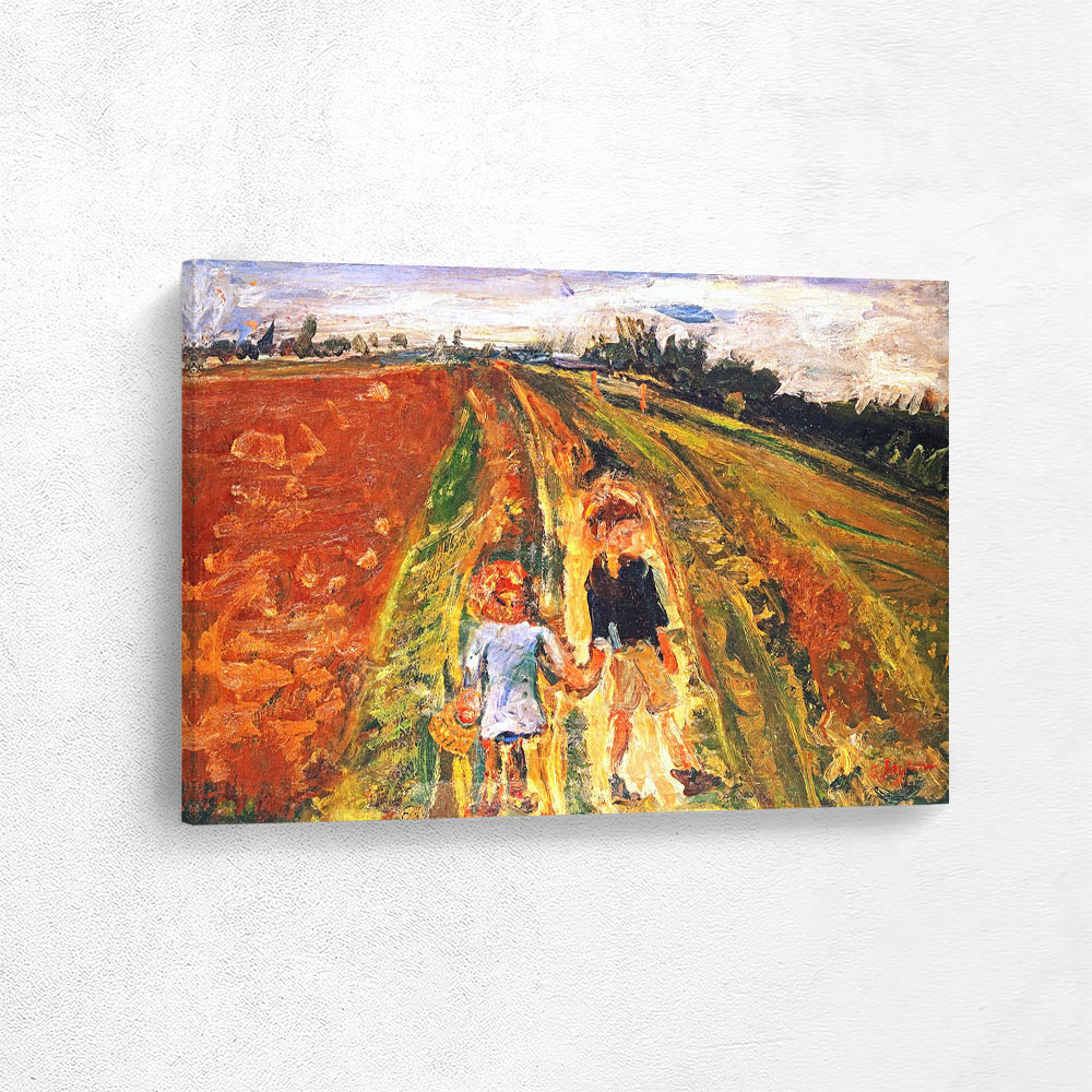 Two Children on the Road