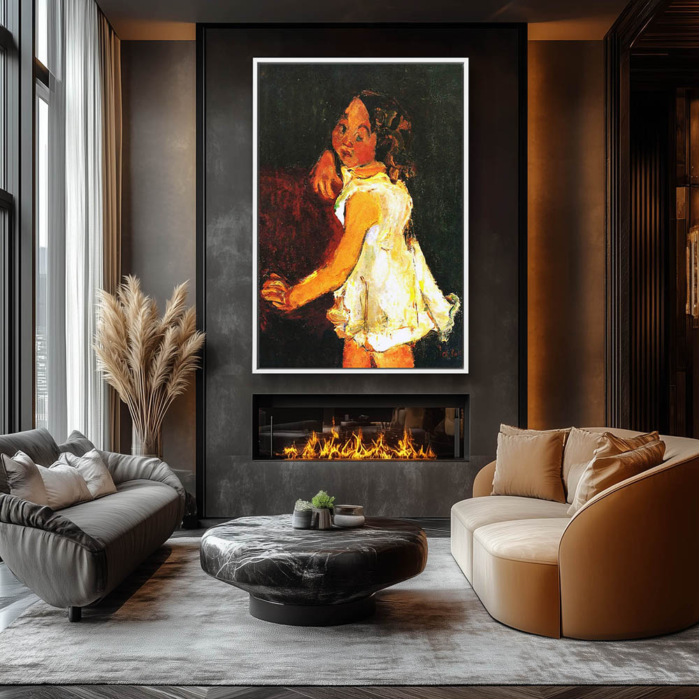 Young Girl by an Arm Chair - Image 4